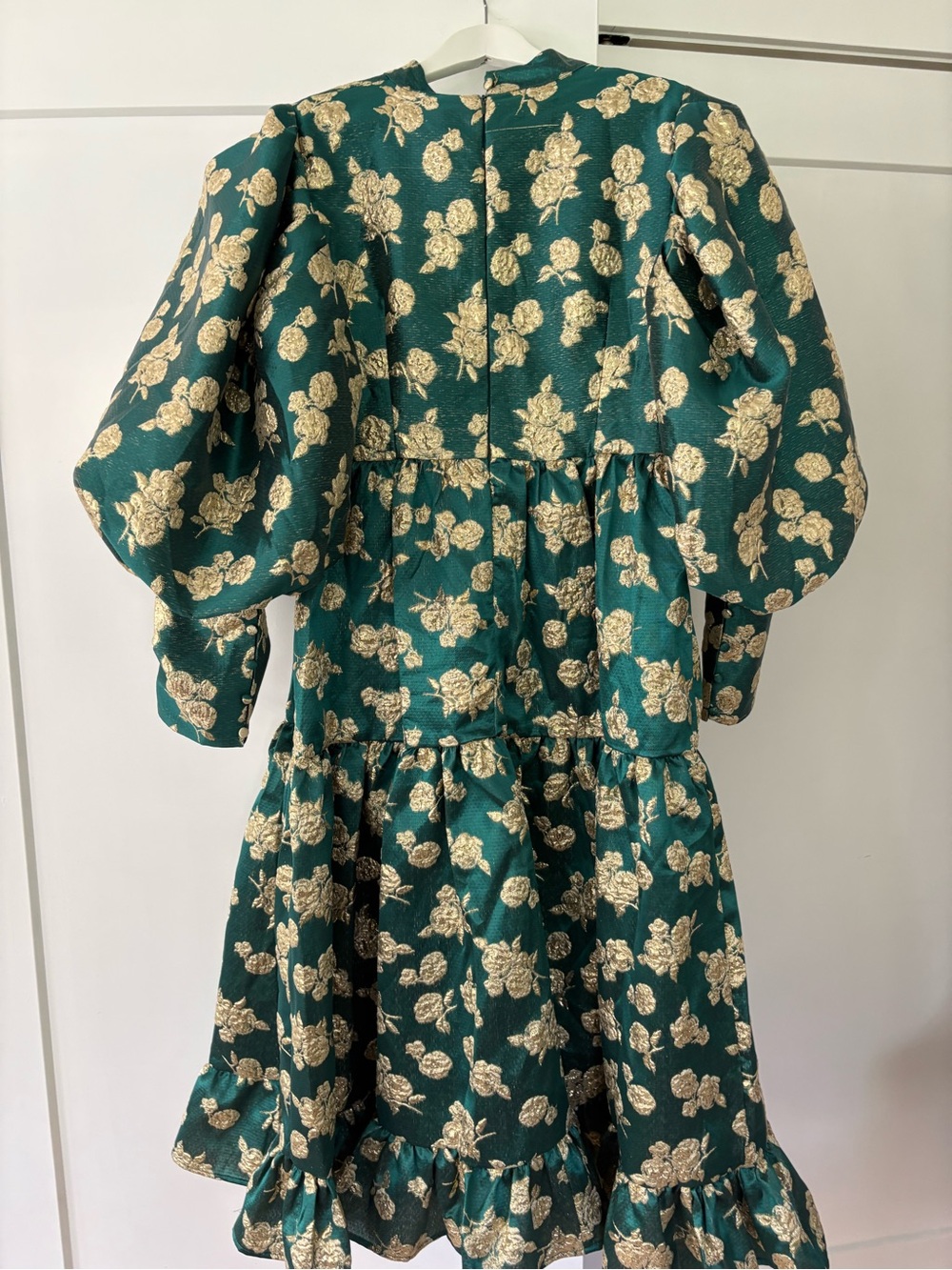 Dream Sister Jane Jacquard Bubble Sleeve Dress - Picture 6 of 12